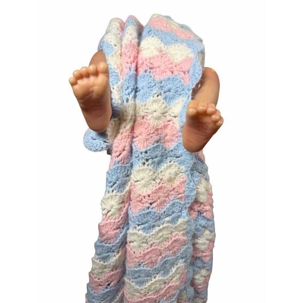 Reborn Baby Boy Doll 16" Eyes Closed Newborn Anatomically Correct Boy Open Mouth - Picture 7 of 9